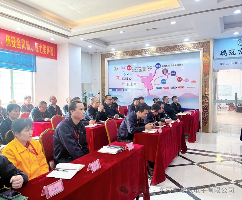 瑞冠电子隆重举行市场部2025年目标规划会